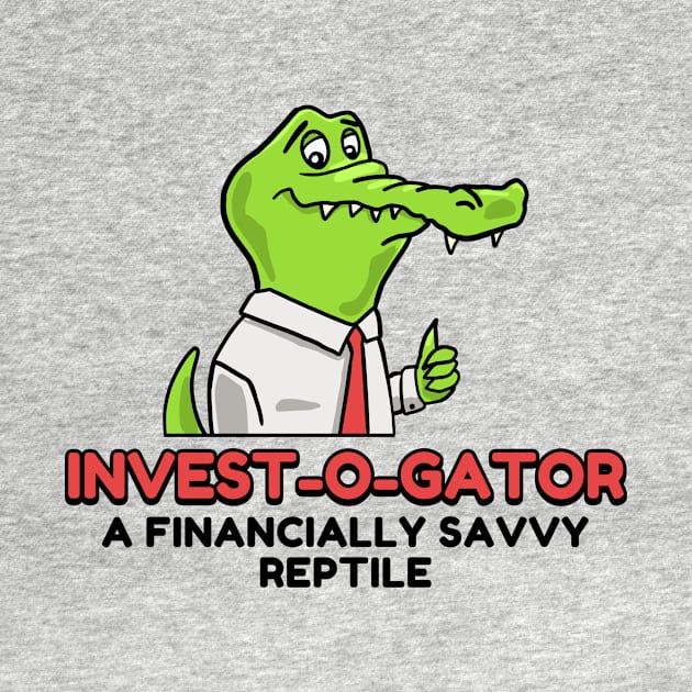 Alligator Invest-O-Gator finance savvy reptile by Mesyo